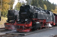 Loks 99 7242 und 99 7232 in Schierke - 12,0/92,3 KB