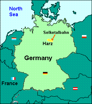 map of Germany