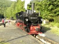 Malletlok 99 5906 beim Wassernehmen im Bahnhof Eisfelder Talmühle (2)