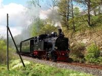 Scheinanfahrt bei km 20,3 zwischen Straßbergund Silberhütte